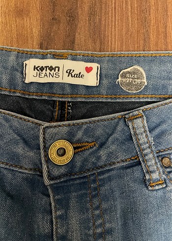 Kadın Mavi Denim Normal Kesim Jean - Görsel 2