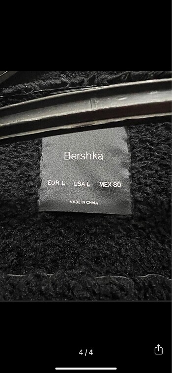 m Beden Bershka biker ceket ürün soyulmuş halde