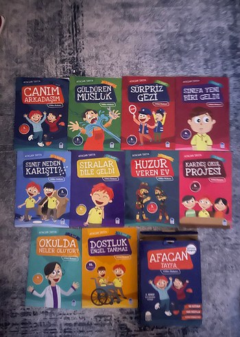  Beden Afacan Tayfa Çocuk Kitap Seti