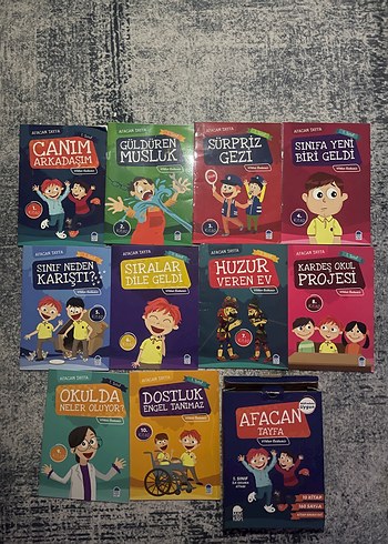  Beden Renk Afacan Tayfa Çocuk Kitap Seti