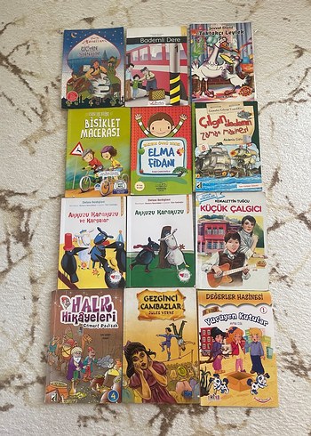  Çocuklar için 12 Kitaplık Hikaye Seti