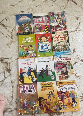  Beden Çocuklar için 12 Kitaplık Hikaye Seti