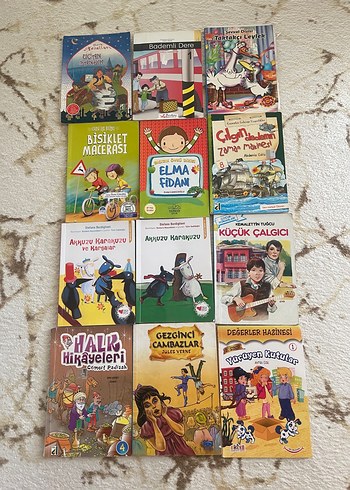 Çocuklar için 12 Kitaplık Hikaye Seti