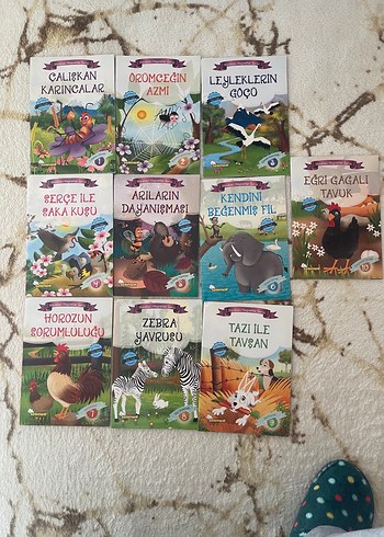  Beden Çocuklar İçin Hayvan Hikayeleri Seti