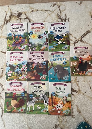  Çocuklar İçin Hayvan Hikayeleri Seti
