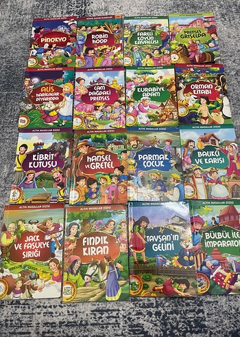 Altın Masallar Dizisi - 16 Çocuk Kitabı