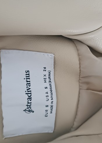 Stradivarius deri ceket - Görsel 6