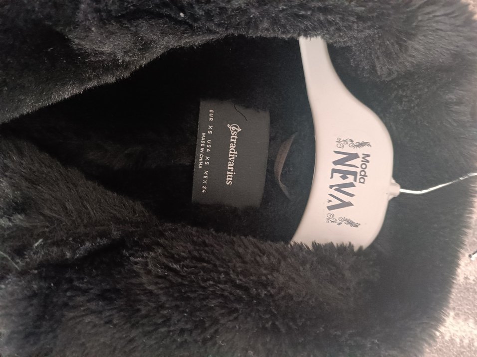 Stradivarius kürklü mont - Görsel 3