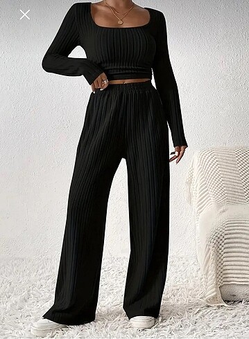 s Beden Trendyol 2li eşofman crop takım
