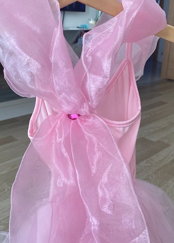 Pembe Kız Çocuk Sindirella Elbise - Görsel 3