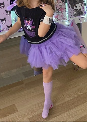 Mor Tütü Etek Kuromi - Görsel 5
