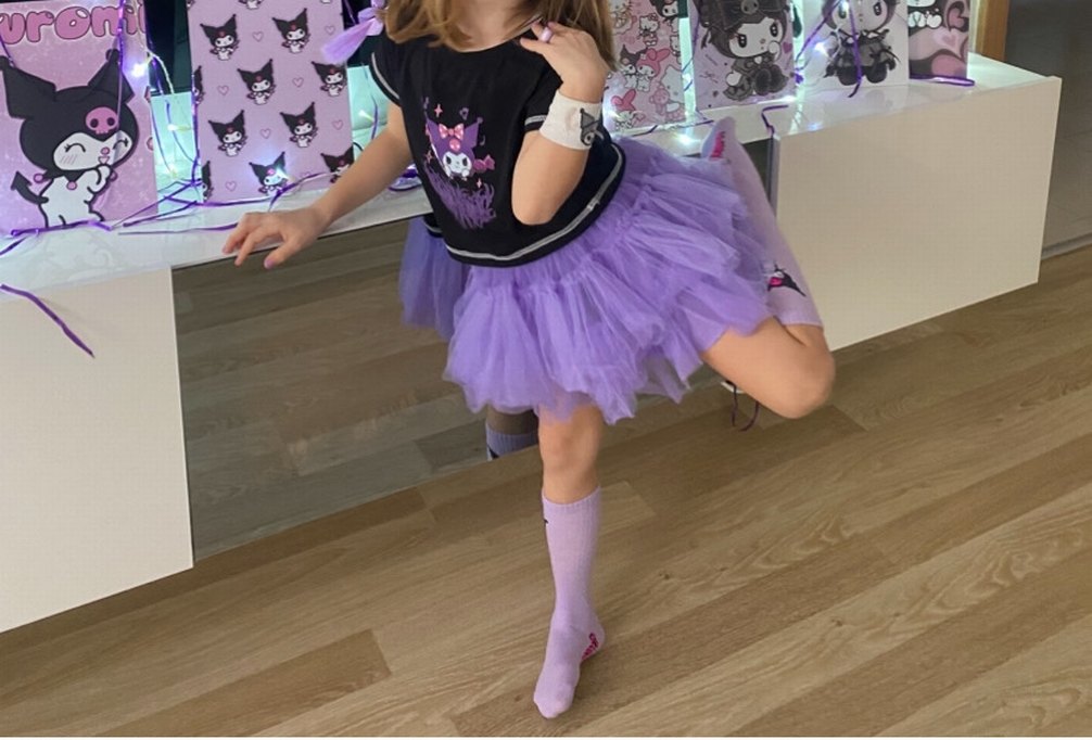 Mor Tütü Etek Kuromi - Görsel 5