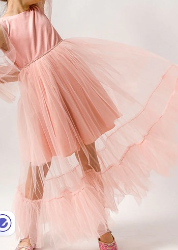 Kız çocuk Tüllü Abiye - Görsel 4