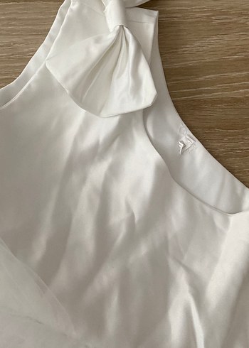 Kız Çocuk Beyaz Gelinlik Elbise - Görsel 2