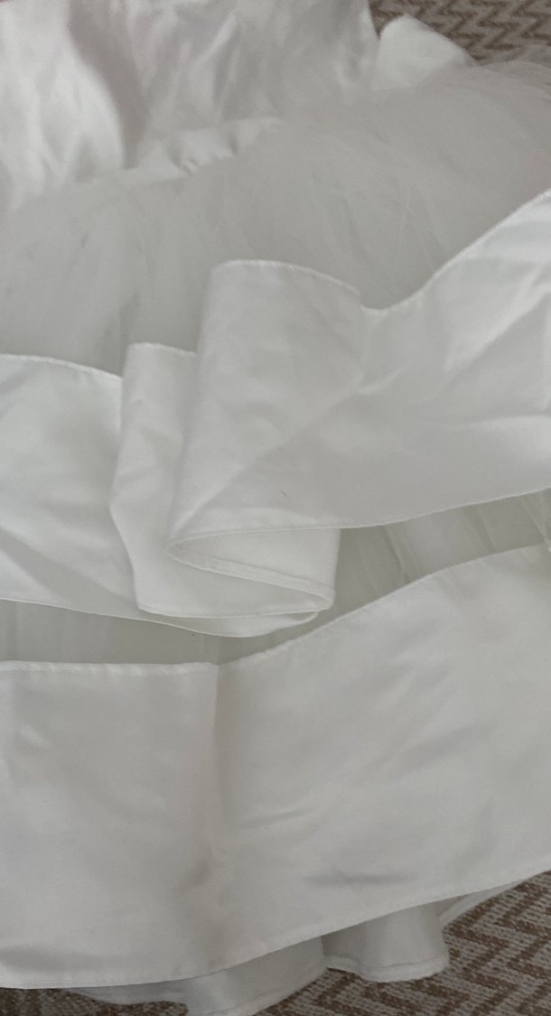 Kız Çocuk Beyaz Gelinlik Elbise - Görsel 3