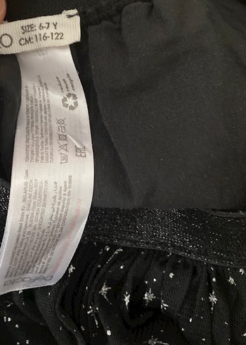 Kız Çocuk Pilili Siyah Etek - Görsel 2