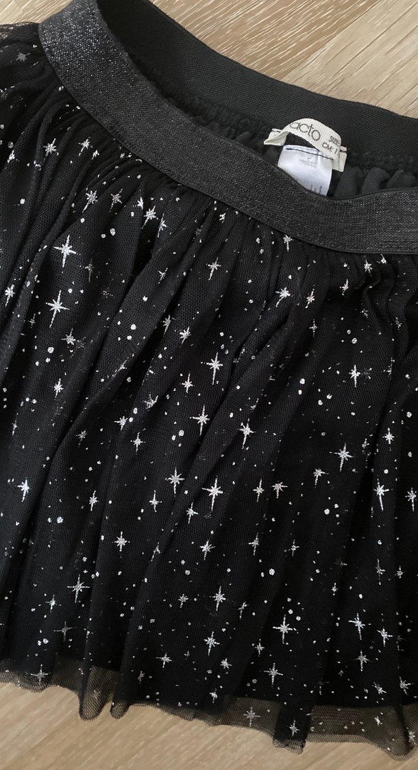 Kız Çocuk Pilili Siyah Etek - Görsel 3