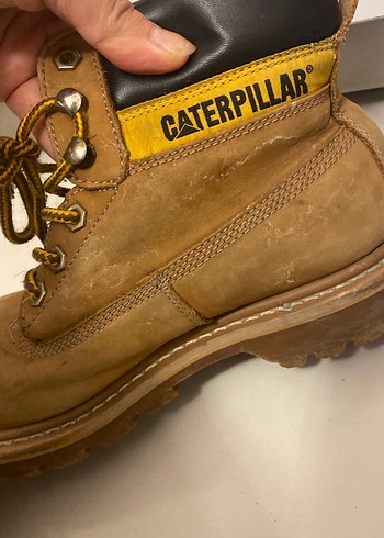 Sarı Deri CAT Kadın Botları - Görsel 4