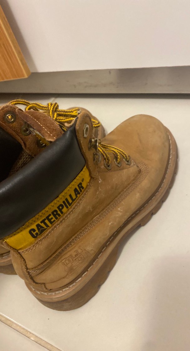 Sarı Deri CAT Kadın Botları - Görsel 2