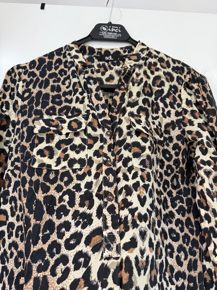 Leopar Desenli Gömlek — görsel 2/7