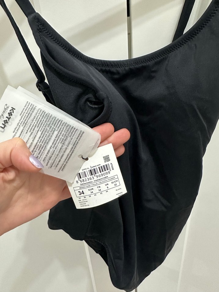 Siyah Kadın Mayo - Görsel 3