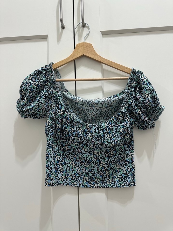 Stradivarius çiçekli top - Görsel 2