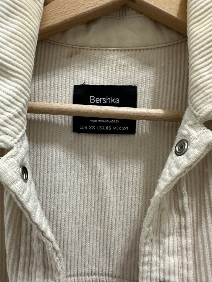 BERSHKA BEJ/ KREM CEKET - Görsel 2