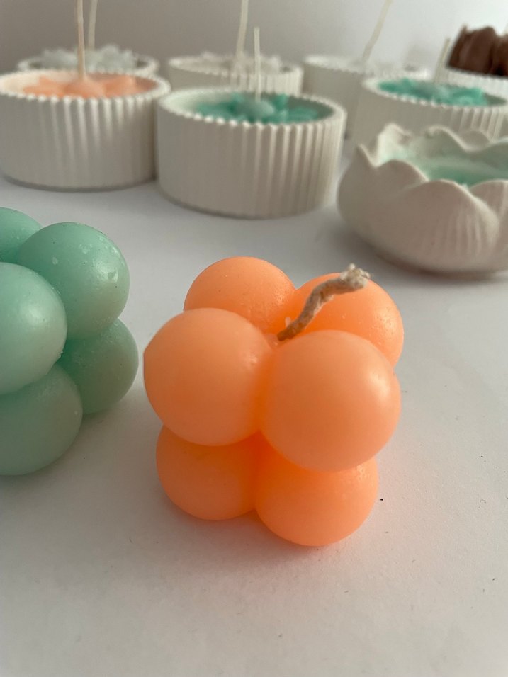 Su Yeşili Bubble Mum - Görsel 2