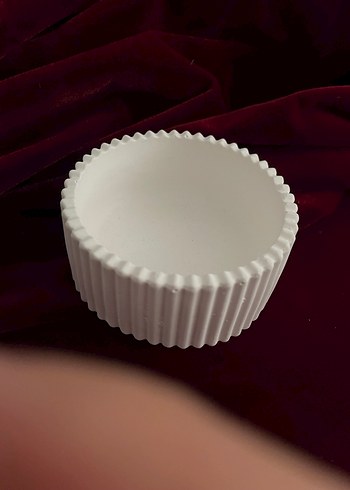 Taş Tozu Mumluk ve Kase - Görsel 4