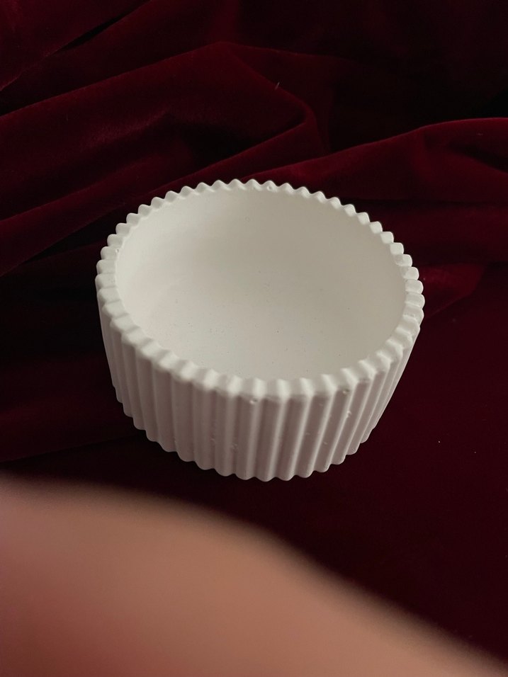 Taş Tozu Mumluk ve Kase - Görsel 4