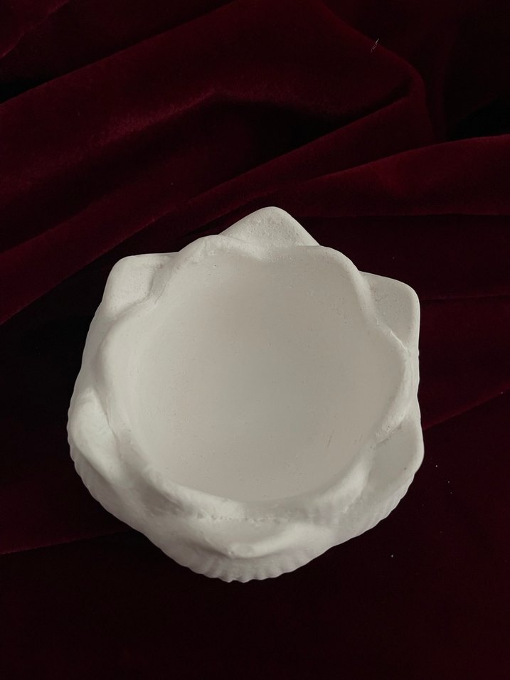 Lotus Taş Tozu Mumluk ve Kase - Görsel 2