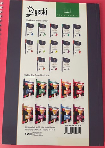 Yetki Yayıncılık Hakimlik Ders Notları Seti 2022 - 6. Baskı - Görsel 17