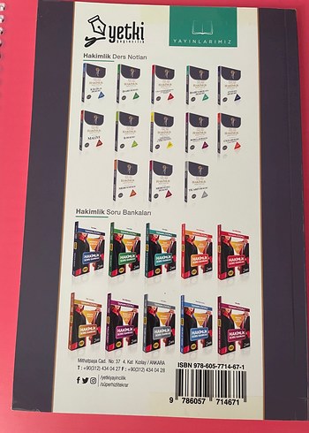 Yetki Yayıncılık Hakimlik Ders Notları Seti 2022 - 6. Baskı - Görsel 14