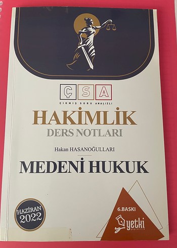 Yetki Yayıncılık Hakimlik Ders Notları Seti 2022 - 6. Baskı - Görsel 11
