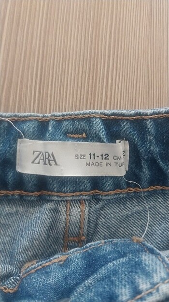 11-12 Yaş Beden Zara kot pantolon