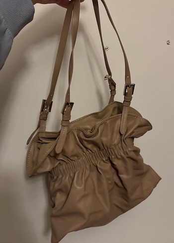 zara Bej Deri Kadın Çanta Tokalı