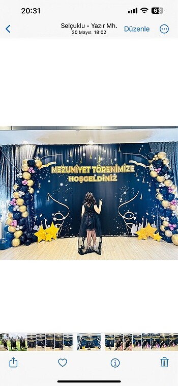 Siyah kız çocuk abiye