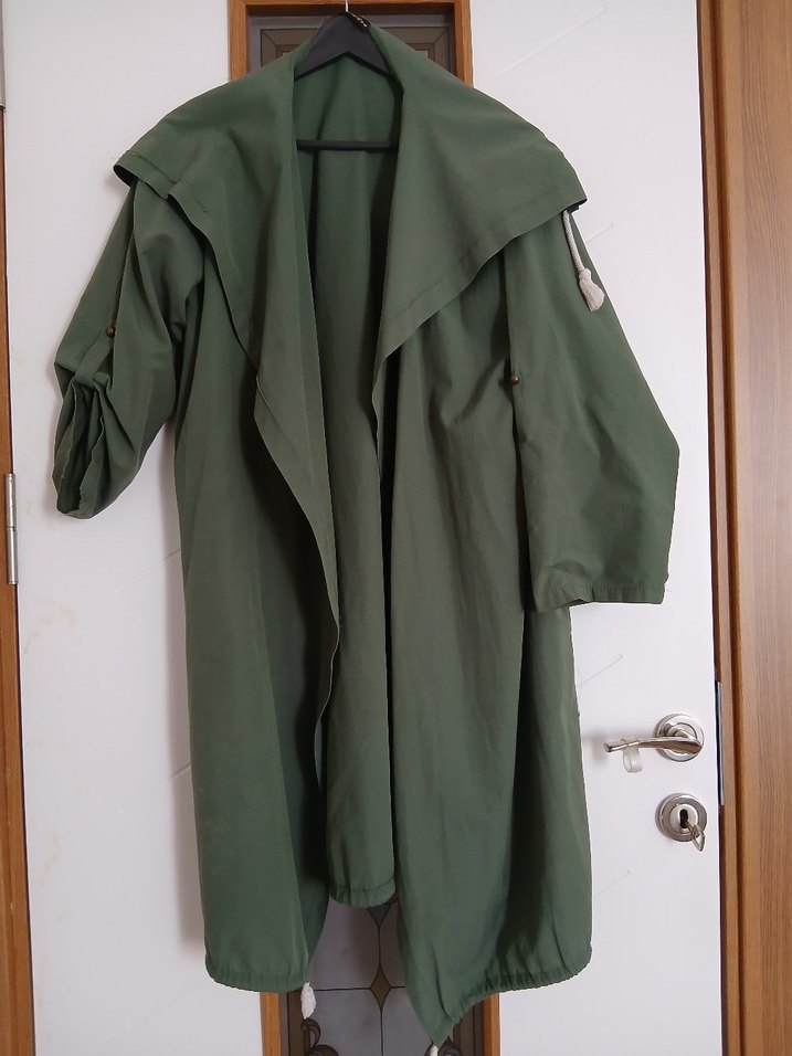 Kadın Salaş Uzun Trençkot - Görsel 4