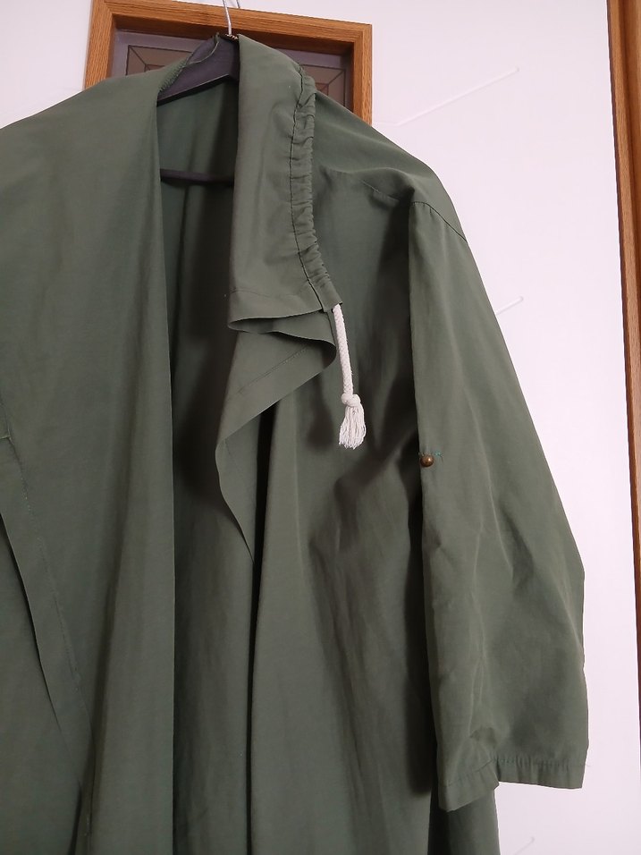 Kadın Salaş Uzun Trençkot - Görsel 3