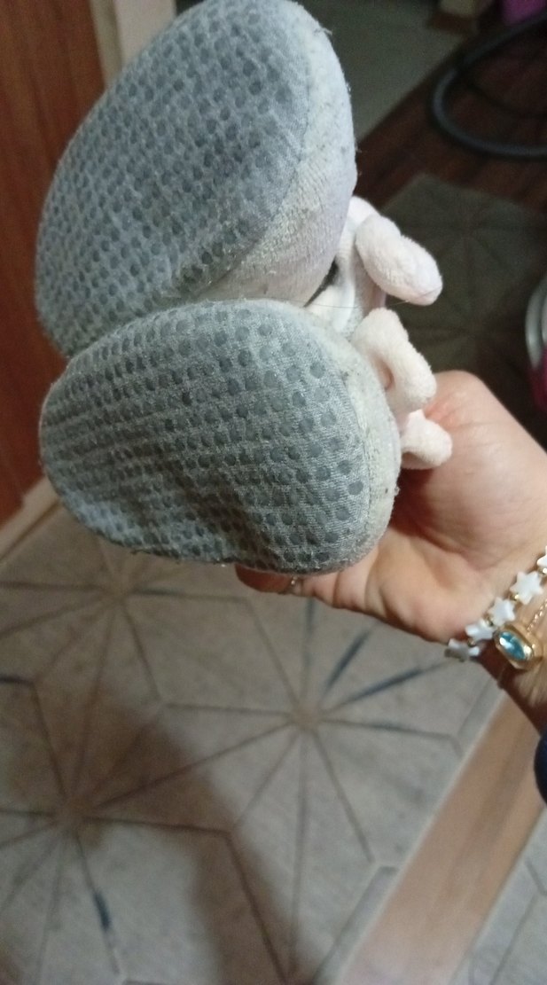 Kızlar için Beyaz Peluş Fiyonk Detaylı Terlik - Görsel 2