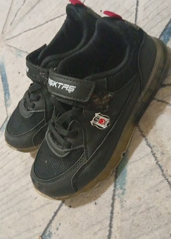 Beşiktaş Siyah Erkek Çocuk Spor Ayakkabısı - Görsel 2