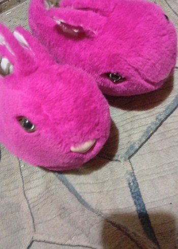 Pembe Kürklü Ev Terliği - Görsel 4