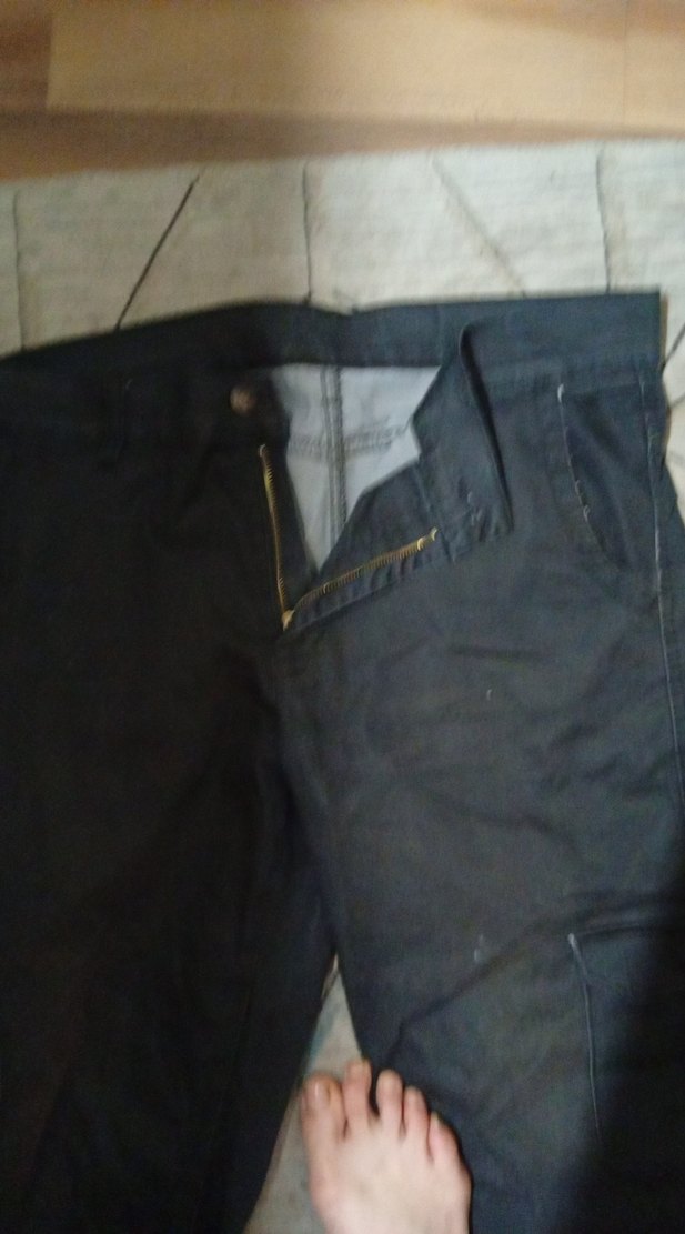 Siyah Erkek Kargo Kot Pantolon - Görsel 4