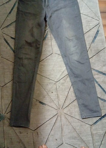 Gri Erkek Denim Jean Pantolon - Görsel 2