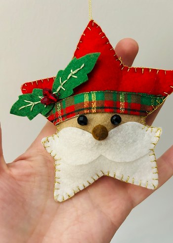 Renkli Yılbaşı Ev ve Yıldız Süsü - Görsel 4