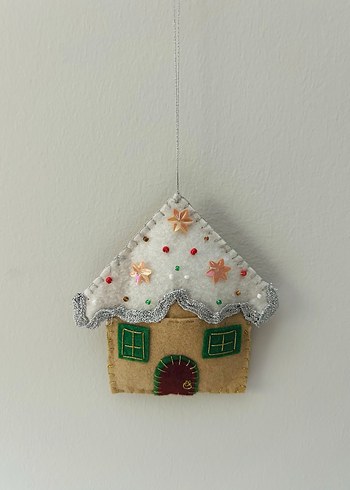 Renkli Yılbaşı Ev ve Yıldız Süsü - Görsel 8