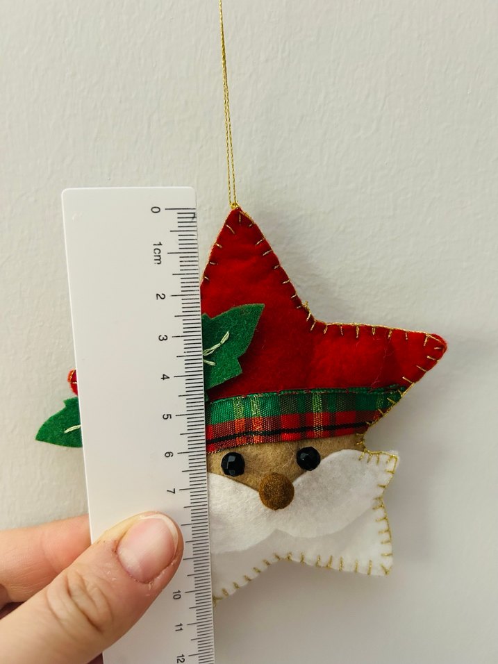 Renkli Yılbaşı Ev ve Yıldız Süsü - Görsel 3