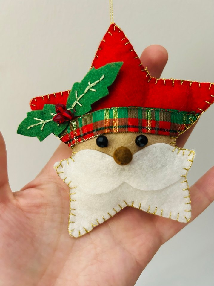 Renkli Yılbaşı Ev ve Yıldız Süsü - Görsel 4