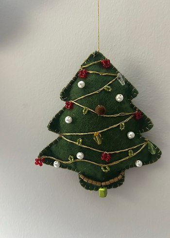 Renkli Noel Baba ve Çam Ağacı Süsü - Görsel 4