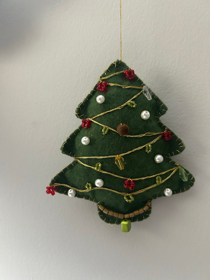 Renkli Noel Baba ve Çam Ağacı Süsü - Görsel 4